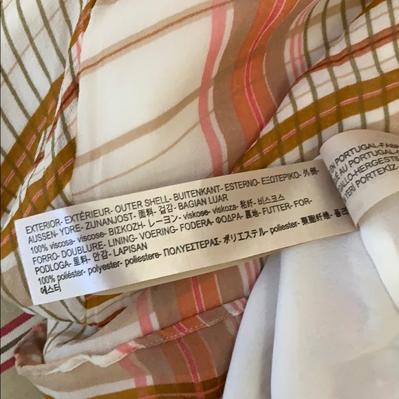 Massimo Dutti Check print midi skirt in Raspberry - Picture 10 of 16